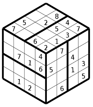 Grille Sudoku 3d