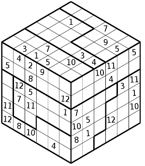 Sudoku 3D 6x6x6