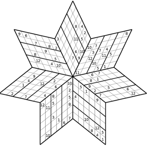 Super Spark Sudoku Heptagramme
