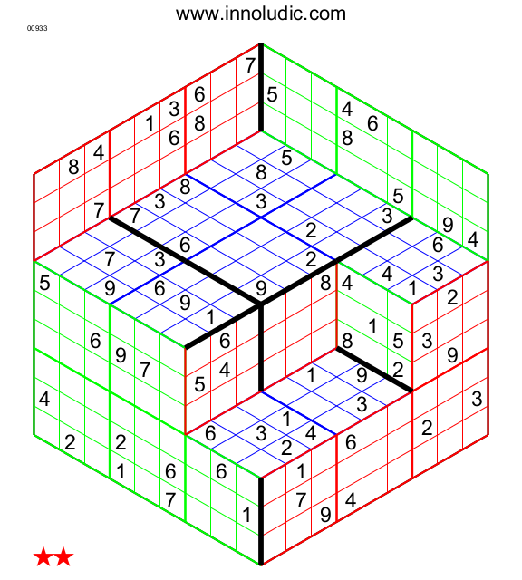 sudoku three dimensions
